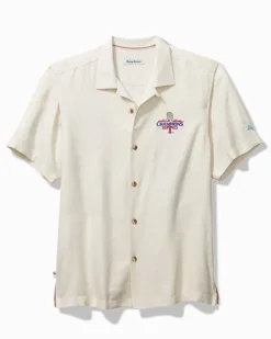Tommy Bahama 2023 MLB® World Series™ Silk Camp Shirt- Shirts