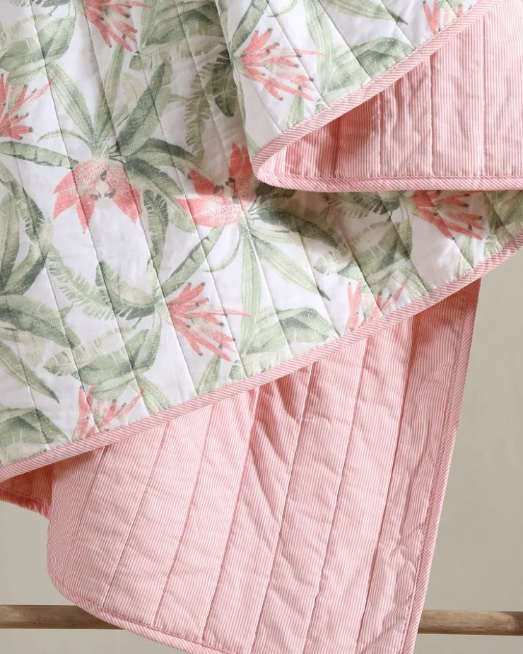 Tommy Bahama Acapulco Palms Reversible 2-Piece Twin Quilt Set- Quilts & Blankets