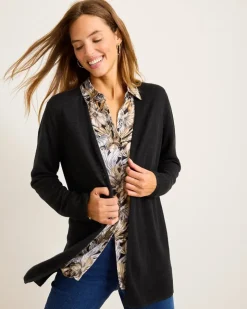 Tommy Bahama Addison Beach Linen-Blend Cardigan-Women Sweaters