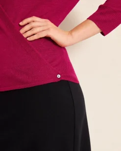 Tommy Bahama Addison Linen-Blend Cardigan-Women Sweaters