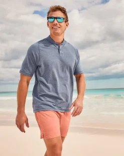 Tommy Bahama Alki Point Short-Sleeve IslandZone® Henley- T-Shirts|Shirts