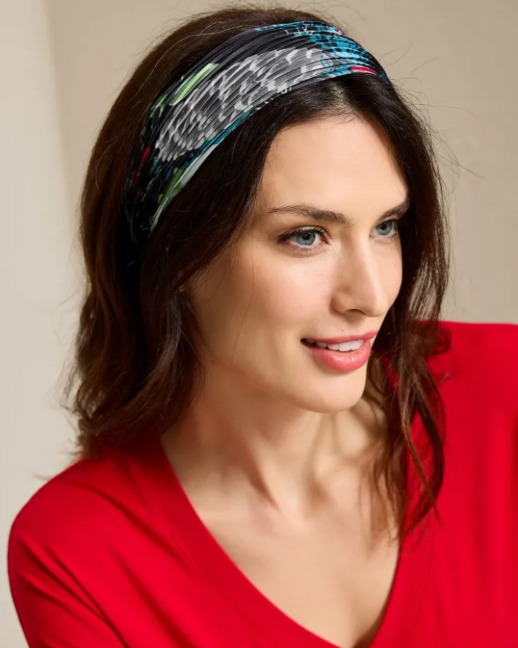 Tommy Bahama Amaryllis Pleated Diamond Scarf-Women Scarves & Wraps