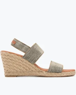 Tommy Bahama André Assous Allison Stretch-Linen Wedges-Women Shoes & Sandals