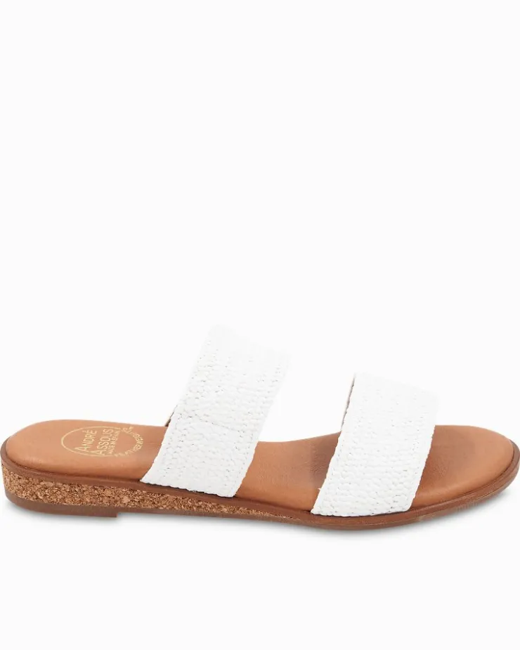 Tommy Bahama André Assous Galia Stretch-Raffia Featherweights™ Sandals-Women Shoes & Sandals