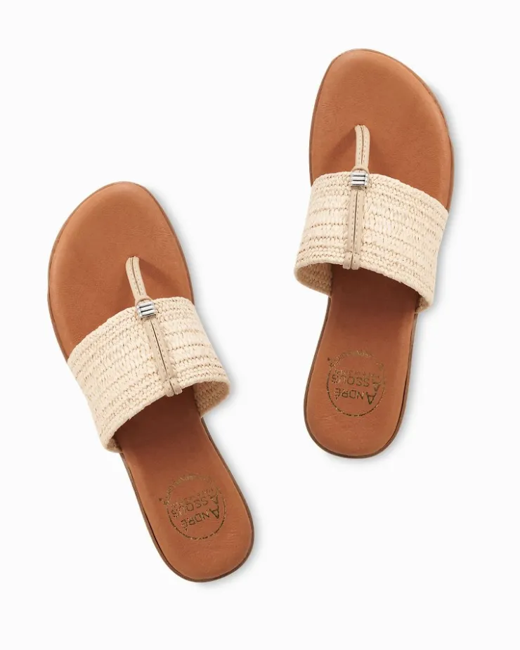 Tommy Bahama André Assous Nice Stretch-Raffia Featherweights™ Sandals-Women Shoes & Sandals