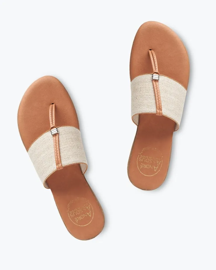 Tommy Bahama André Assous Nice Stretch-Linen Featherweights™ Sandals-Women Shoes & Sandals