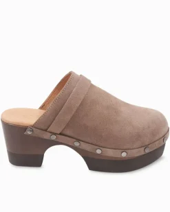 Tommy Bahama André Assous Olivia Suede Featherweights™ Clogs-Women Shoes & Sandals