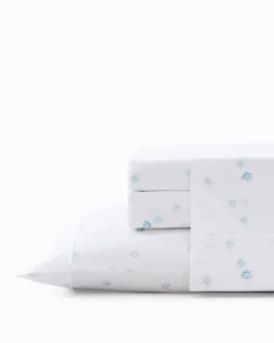 Tommy Bahama Angel Fish 4-Piece King Sheet Set- Sheet Sets & Bedskirts
