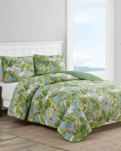 Tommy Bahama Aregada Dock 3-Piece Full/Queen Quilt Set- Quilts & Blankets