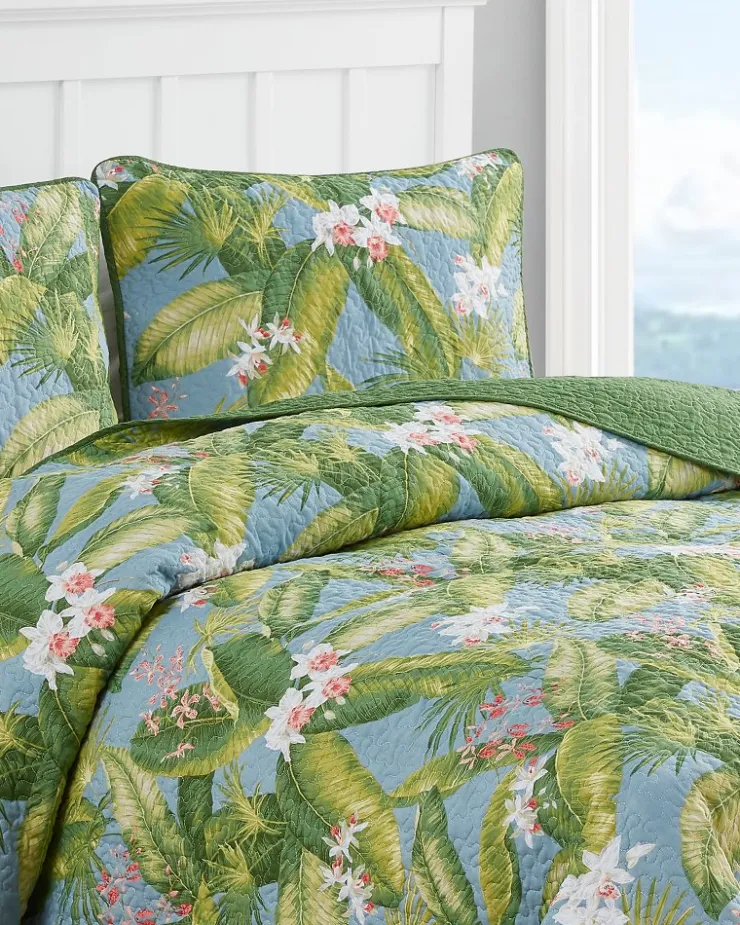 Tommy Bahama Aregada Dock 3-Piece Full/Queen Quilt Set- Quilts & Blankets