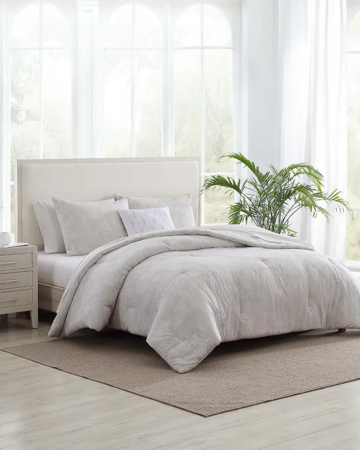 Tommy Bahama Art Of Palms 8-Piece Queen Bed Set- Comforters & Duvets