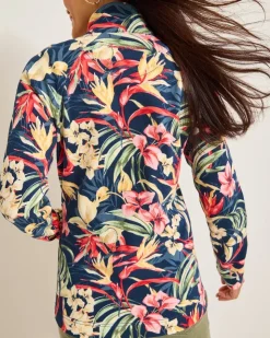 Tommy Bahama Aruba Flora Amora Full-Zip Sweatshirt-Women Loungewear|Jackets