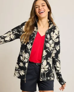 Tommy Bahama Aruba Noche Mar Full-Zip Sweatshirt-Women Loungewear|Jackets