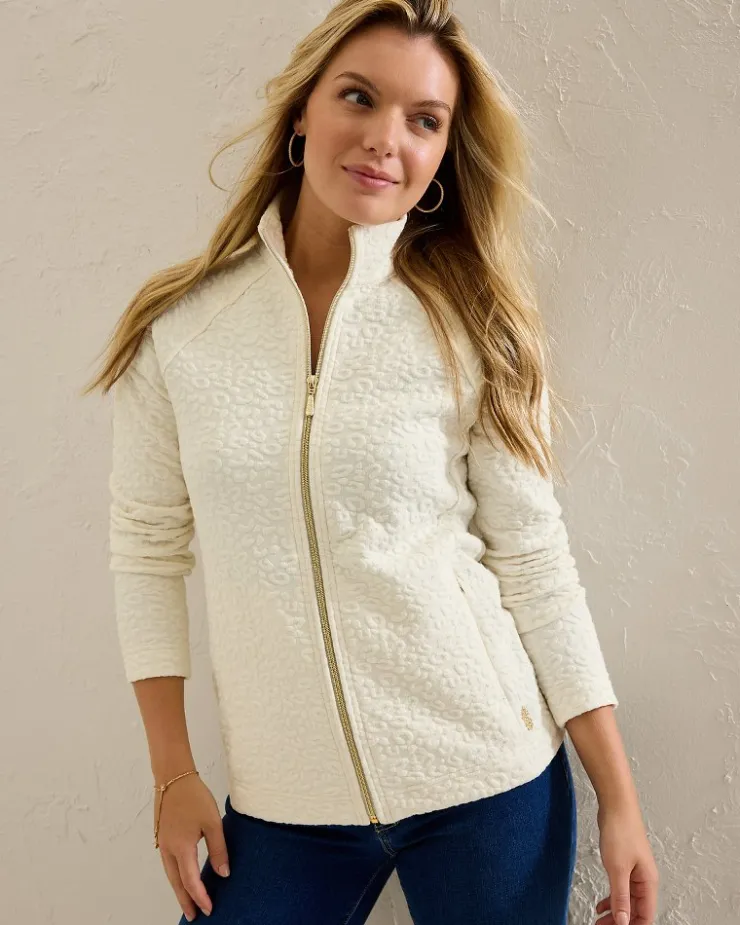 Tommy Bahama Aruba Purr-fection Full-Zip Sweatshirt-Women Loungewear|Jackets