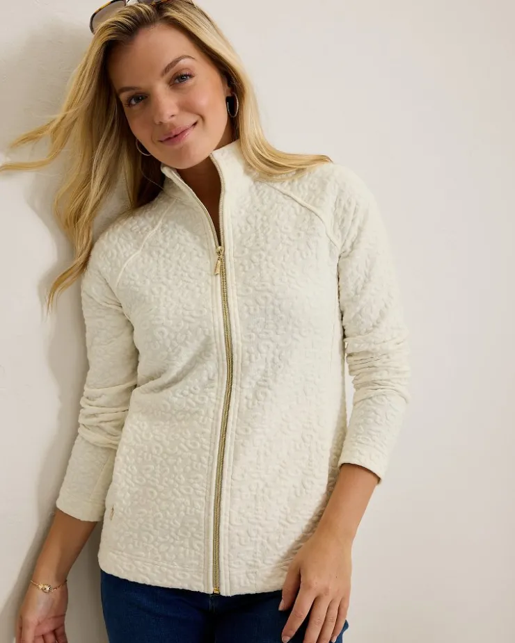Tommy Bahama Aruba Purr-fection Full-Zip Sweatshirt-Women Loungewear|Jackets