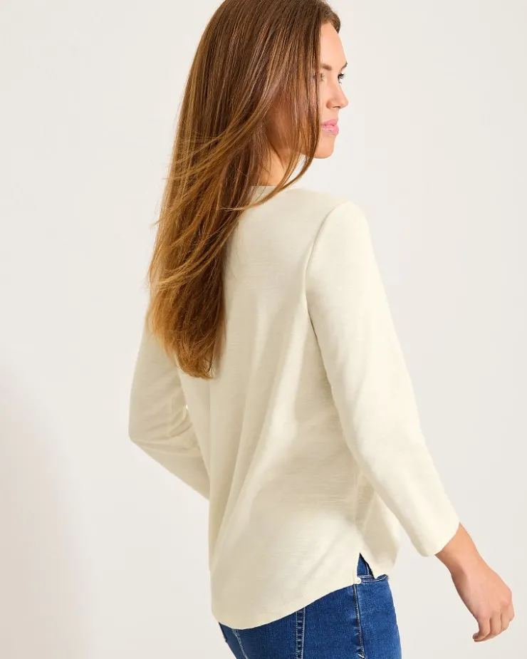 Tommy Bahama Ashby Isles Flora Amora 3/4-Sleeve T-Shirt-Women Loungewear|Tops & Shirts