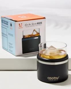 Tommy Bahama Asobu® On the Rocks Glass & Kuzie- Drinkware & Bar|Outdoor Accessories