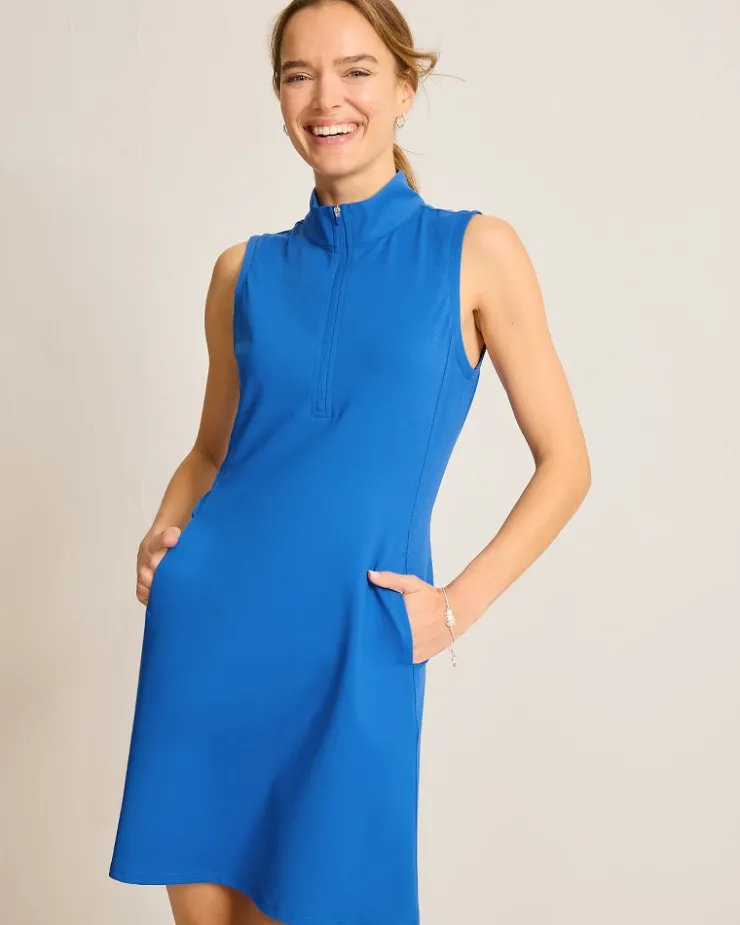 Tommy Bahama Aubrey IslandZone® Mock Dress-Women Dresses