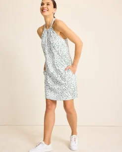 Tommy Bahama Aubrey Leopard Halter IslandZone® Dress-Women Dresses