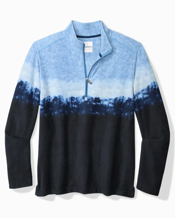 Tommy Bahama Azul Tides Ombré Half-Zip Sweatshirt- Sweatshirts