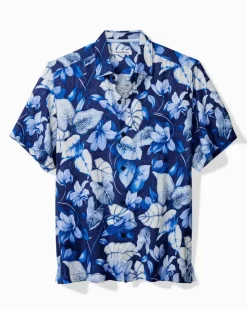 Tommy Bahama Azure Escape Silk Camp Shirt- Shirts