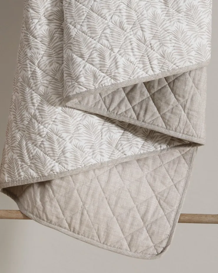 Tommy Bahama Bahama Fronds Reversible 3-Piece Full/Queen Quilt Set- Quilts & Blankets