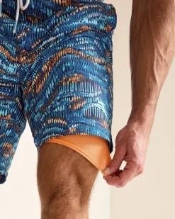 Tommy Bahama Baja Monte Rio Geo 9-Inch Boardshorts- Swim & Boardshorts