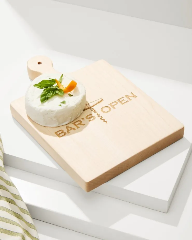 Tommy Bahama Bar's Open Artisan Maple Wood Board- Drinkware & Bar