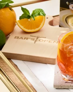 Tommy Bahama Bar's Open Artisan Maple Wood Board- Drinkware & Bar