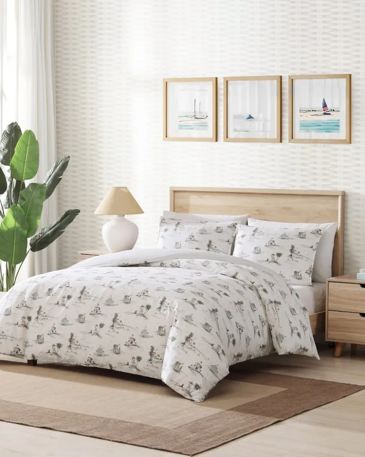 Tommy Bahama Beach Club 3-Piece King Comforter Set- Comforters & Duvets