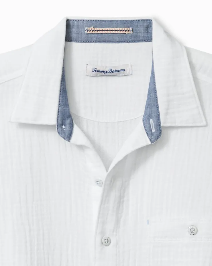 Tommy Bahama Beachside Cotton Cruiser Short-Sleeve Shirt- Shirts