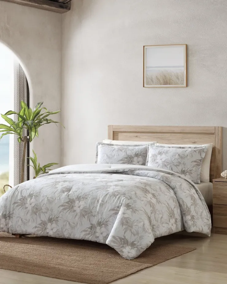 Tommy Bahama Beachway Blooms 3-Piece King Comforter Set- Comforters & Duvets