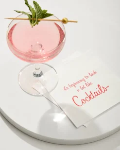 Tommy Bahama Beginning to Look Like Cocktails Napkins- Drinkware & Bar
