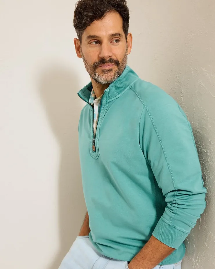 Tommy Bahama Ben & Terry Half-Zip Sweatshirt- Loungewear & Pajamas|Sweatshirts