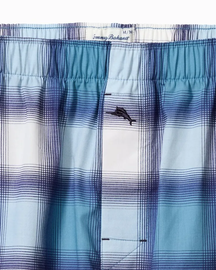 Tommy Bahama Big & Tall Woven Marlin Print Boxers- Underwear
