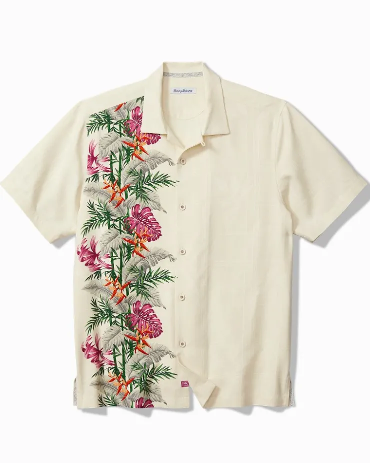 Tommy Bahama Bloom Terrace Silk Camp Shirt- Shirts