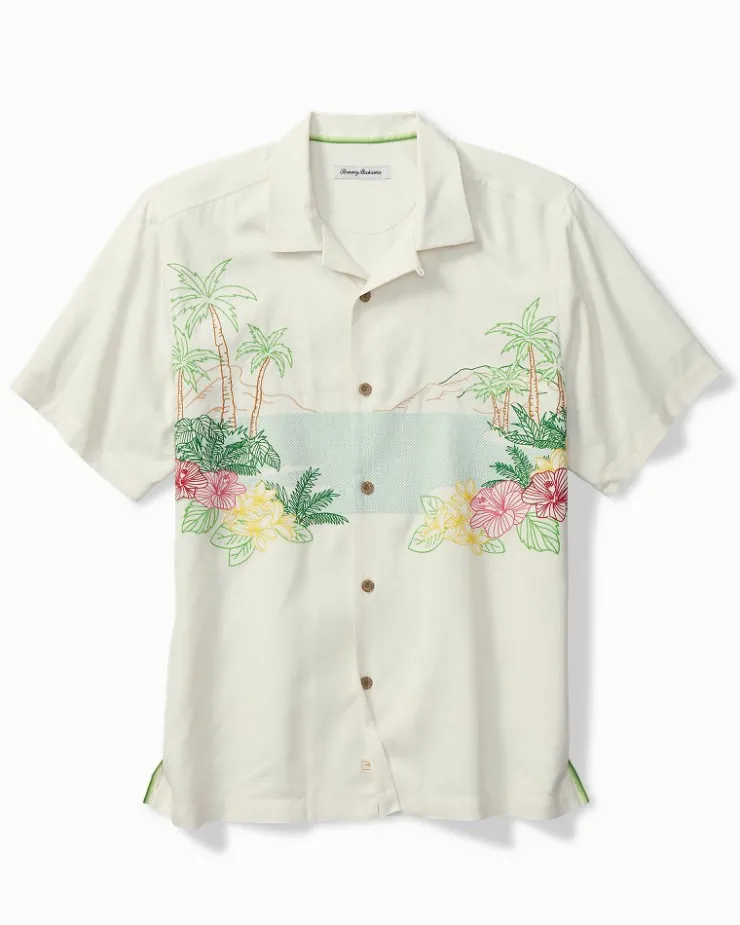 Tommy Bahama Bloom With a View Silk Camp Shirt- Shirts