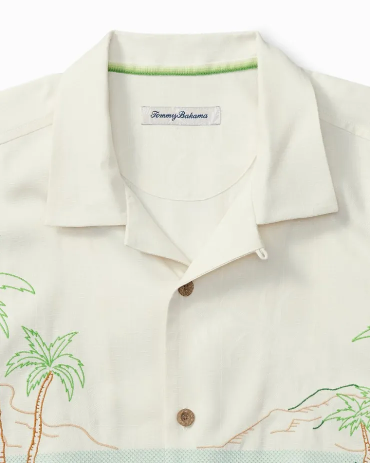 Tommy Bahama Bloom With a View Silk Camp Shirt- Shirts