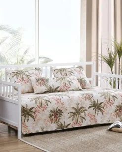 Tommy Bahama Bonny Cove 4-Piece Twin Quilt Daybed Cover Set- Quilts & Blankets