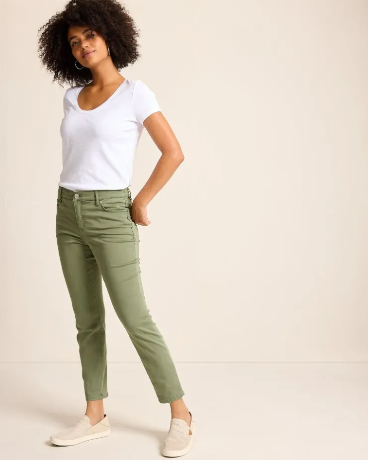 Tommy Bahama Boracay® Beach High-Rise Ankle Jeans-Women Pants & Crops|Jeans