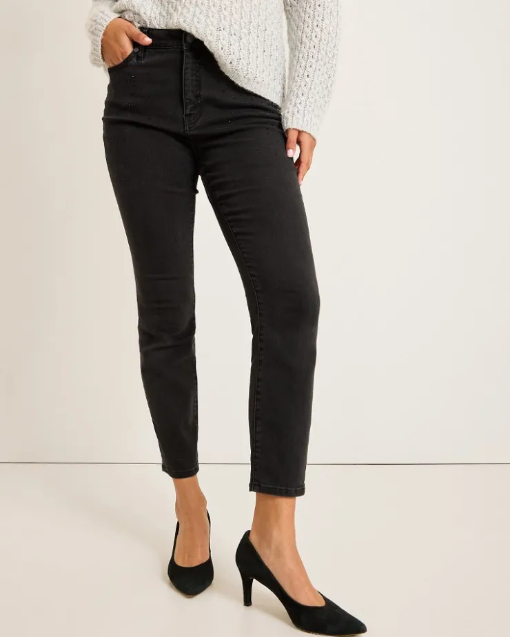 Tommy Bahama Boracay® Beach Sparkle High-Rise Skinny Ankle Jeans-Women Pants & Crops|Jeans