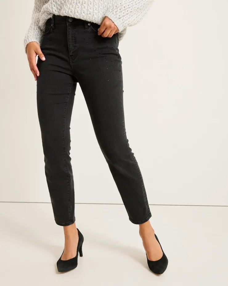 Tommy Bahama Boracay® Beach Sparkle High-Rise Skinny Ankle Jeans-Women Pants & Crops|Jeans
