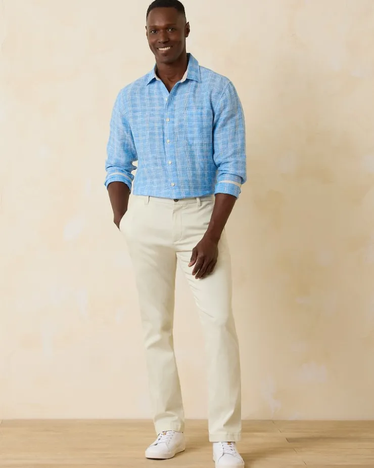 Tommy Bahama Boracay Flat-Front Chino Pants- Pants & Chinos