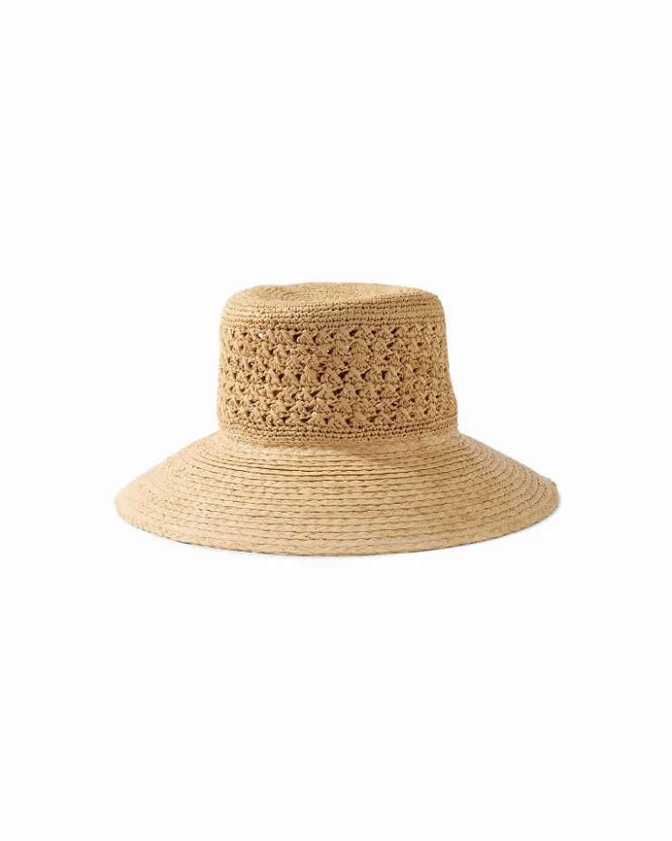 Tommy Bahama Braided Brim Sun Hat-Women Hats & Caps