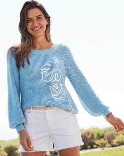 Tommy Bahama Breezy Beach Crew Sweater-Women Sweaters