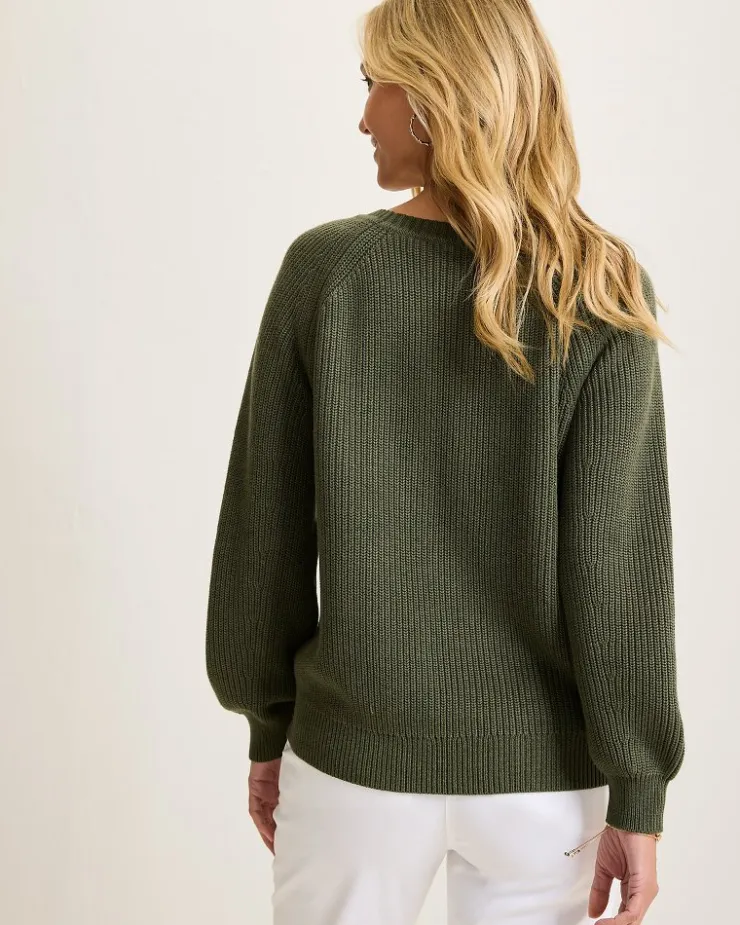 Tommy Bahama Breezy Palm Crew Pullover-Women Sweaters