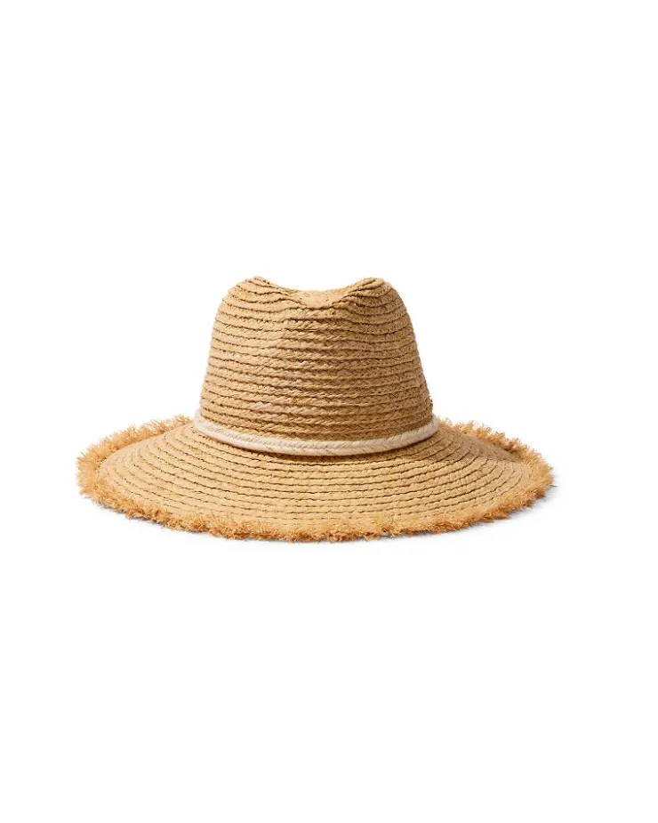 Tommy Bahama Brighton Fringe Brim Raffia Hat-Women Hats & Caps