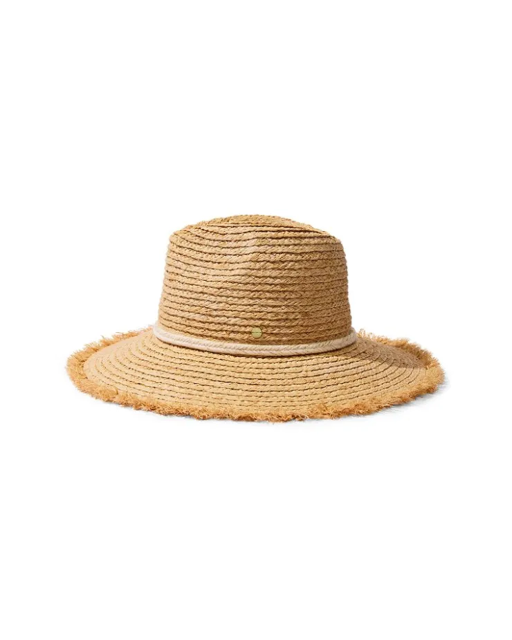 Tommy Bahama Brighton Fringe Brim Raffia Hat-Women Hats & Caps