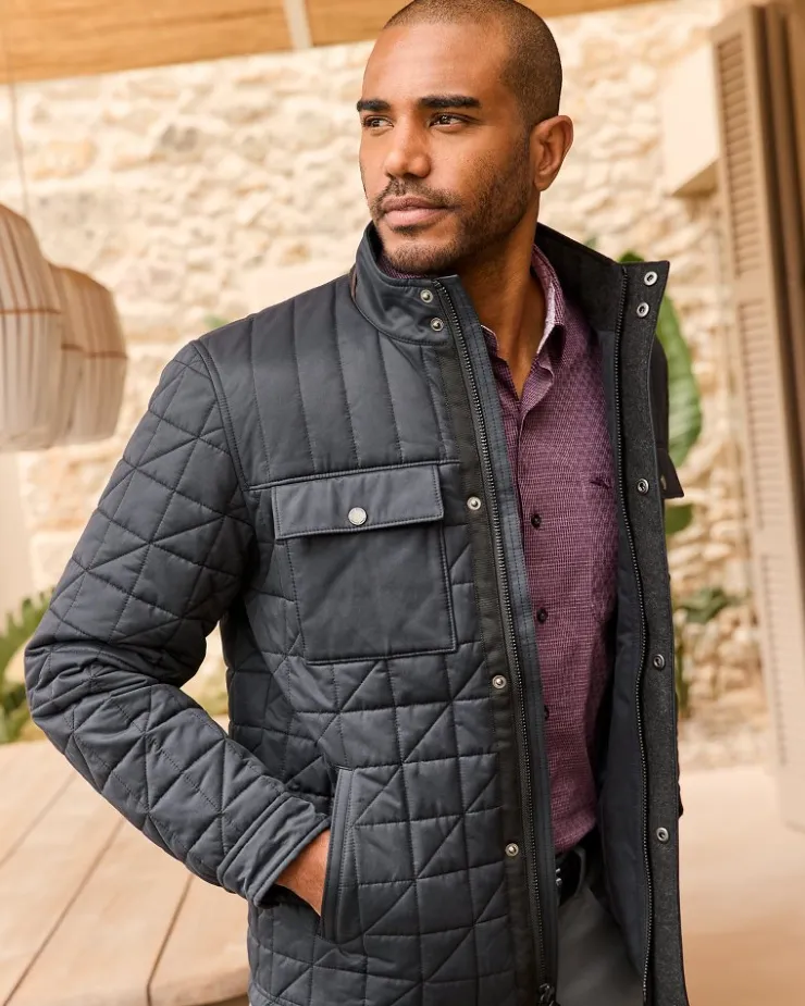 Tommy Bahama Burnaby Park Jacket- Jackets & Outerwear