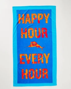 Tommy Bahama Cape Coral & Happy Hour Beach Towels — Set of 2- Beach Accessories|Beach Towels